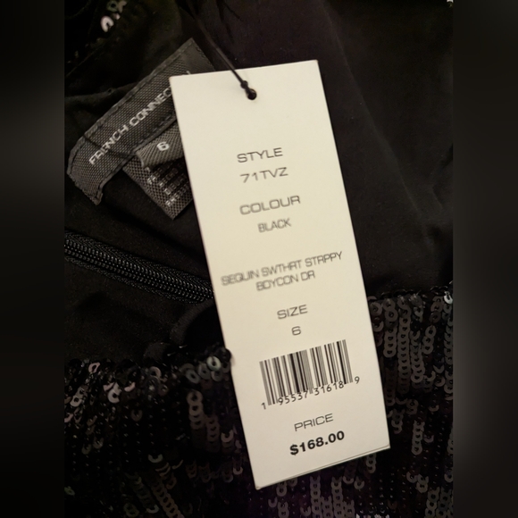 French Connection sequin bodycon minidress - Picture 5 of 7